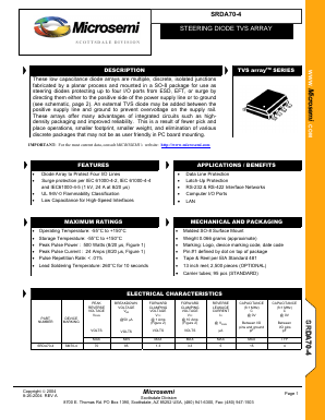 SM70-4 Datasheet PDF Microsemi Corporation