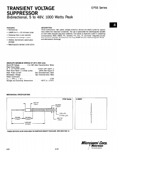 EPS24 Datasheet PDF Microsemi Corporation