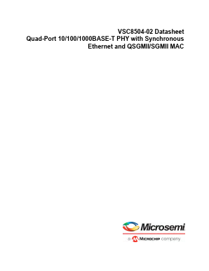 VSC8504-02 Datasheet PDF Microsemi Corporation
