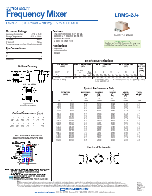 LRMS-2J Datasheet PDF Minicircuits