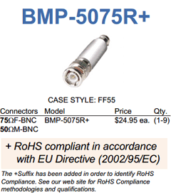 BMP-5075R Datasheet PDF Minicircuits