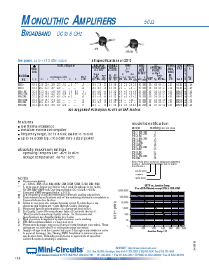 ERA-2 Datasheet PDF Minicircuits
