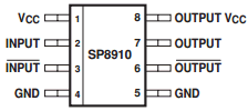 SP8910MP1S Datasheet PDF Mitel Networks