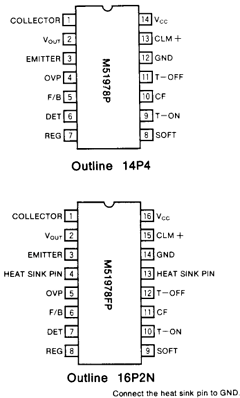 M51978FP Datasheet PDF MITSUBISHI ELECTRIC 