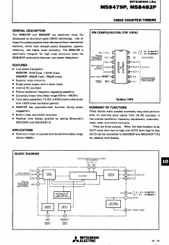 M58479P Datasheet PDF MITSUBISHI ELECTRIC 