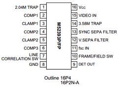 M52393FP Datasheet PDF MITSUBISHI ELECTRIC 