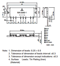 MA1046-1 Datasheet PDF MITSUBISHI ELECTRIC 