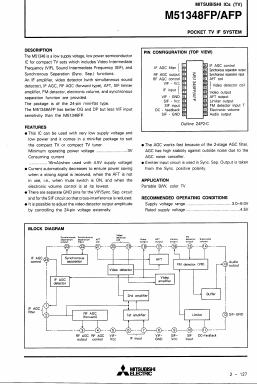M51348AFP Datasheet PDF MITSUBISHI ELECTRIC 