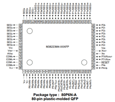 M38220E8-XXXFP Datasheet PDF MITSUBISHI ELECTRIC 