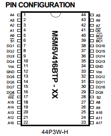 M5M5V416BRT-85LI Datasheet PDF MITSUBISHI ELECTRIC 