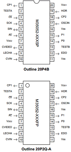 M35052-055 Datasheet PDF Mitsumi