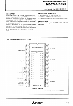 M50743 Datasheet PDF Mitsumi
