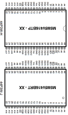 M5M5V416BTP-85L Datasheet PDF Mitsumi