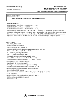M2S28D20ATP-10 Datasheet PDF Mitsumi