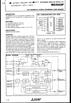 M54910P Datasheet PDF Mitsumi