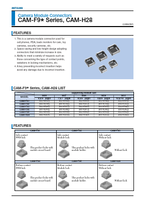 CAM-F95 Datasheet PDF Mitsumi