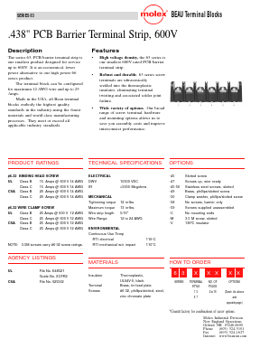 63510-C Datasheet PDF Molex Connectors