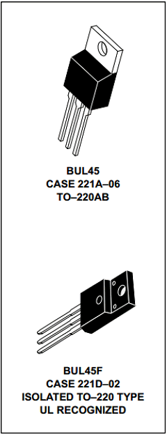 BUL45 Datasheet PDF Motorola => Freescale