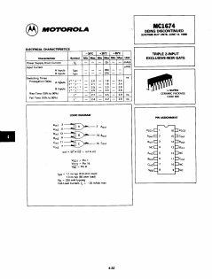 MC1674 Datasheet PDF Motorola => Freescale