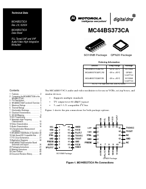MC44BC373/4C Datasheet PDF Motorola => Freescale