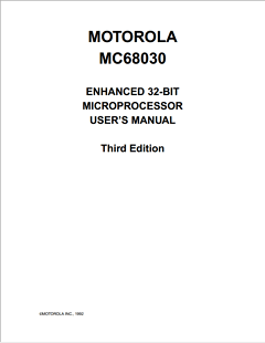 MC68030FE20 Datasheet PDF Motorola => Freescale