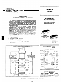 MC8T28 Datasheet PDF Motorola => Freescale