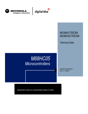 MC68HSC705C8ACFN Datasheet PDF Motorola => Freescale