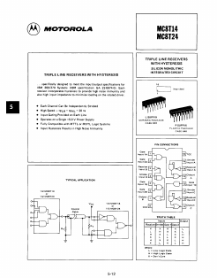 MC8T24P Datasheet PDF Motorola => Freescale