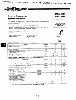 MRD310 Datasheet PDF Motorola => Freescale