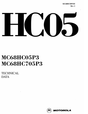 MC68HC705P3 Datasheet PDF Motorola => Freescale