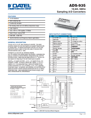 ADS-935MM Datasheet PDF Murata Power Solutions