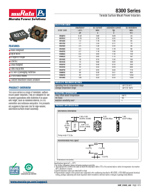 83232C Datasheet PDF Murata Power Solutions