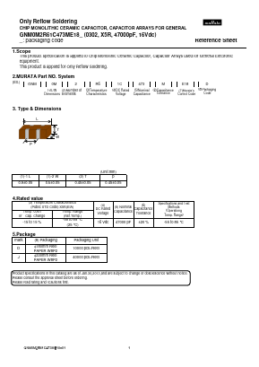 GNM0M2R61C473ME18 Datasheet PDF Murata Manufacturing
