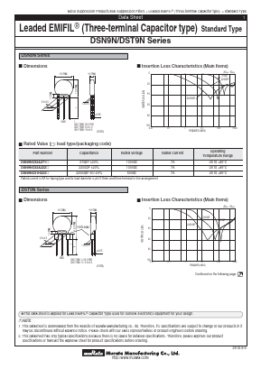 DSN9NC52A222Q55B Datasheet PDF Murata Manufacturing