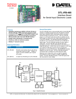 DTL-IFB-485 Datasheet PDF Murata Manufacturing