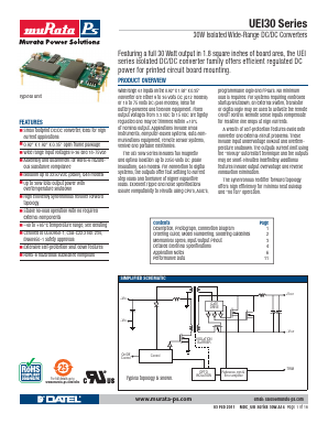 UEI30-050-Q12PL2-C Datasheet PDF Murata Manufacturing