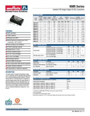 NMR101C Datasheet PDF Murata Manufacturing