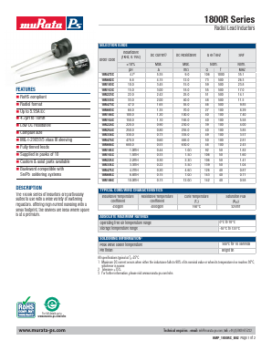 18R682C Datasheet PDF Murata Manufacturing