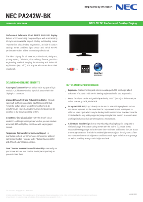 PA242W-BK Datasheet PDF NEC => Renesas Technology