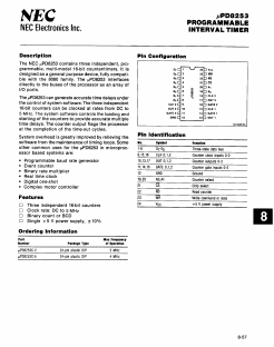 D8253C Datasheet PDF NEC => Renesas Technology