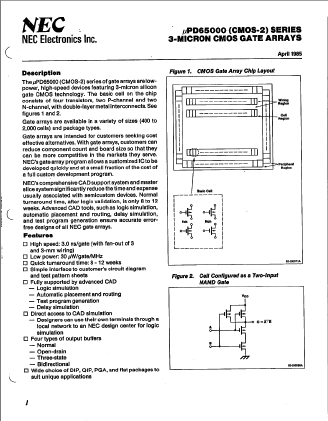 D65005C198 Datasheet PDF NEC => Renesas Technology