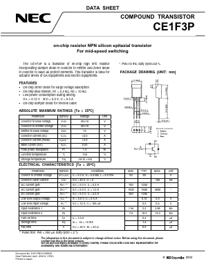 CE1F3P-T Datasheet PDF NEC => Renesas Technology