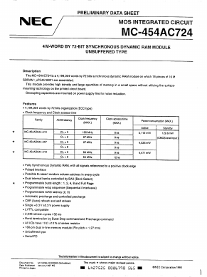 MC-454AD644-A67 Datasheet PDF NEC => Renesas Technology