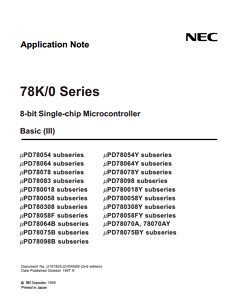 UPD780146GCA-XXX-8BT Datasheet PDF NEC => Renesas Technology