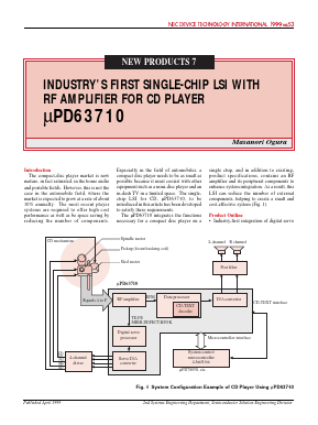 UPD63710 Datasheet PDF NEC => Renesas Technology