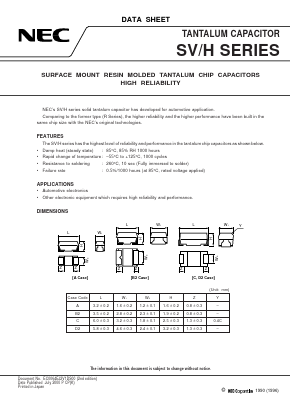 SVHC1A156M Datasheet PDF NEC => Renesas Technology