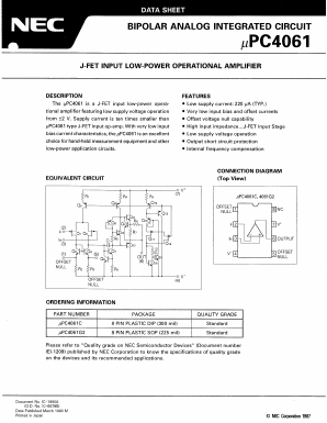 UPC4061C_ Datasheet PDF NEC => Renesas Technology