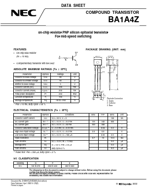 BA1A4Z Datasheet PDF NEC => Renesas Technology