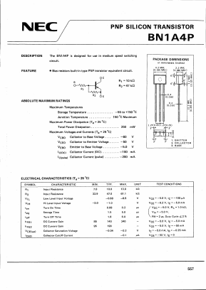 BN1A4P Datasheet PDF NEC => Renesas Technology