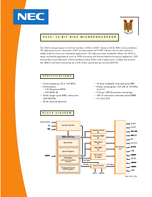 UPD705100GJ-100-8EU Datasheet PDF NEC => Renesas Technology